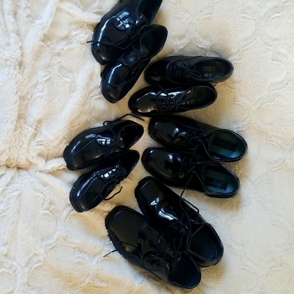 Boy's tuxedo shoes
